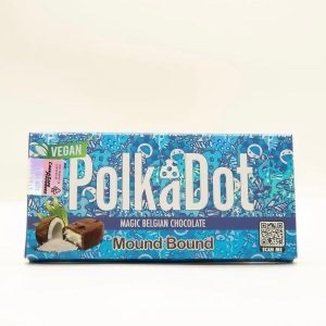 PolkaDot Mushroom Chocolate Bar Mound Bound Magic Belgian Chocolate